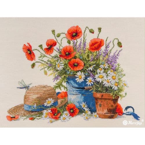 Merejka Summer Still Life cross stitch kit