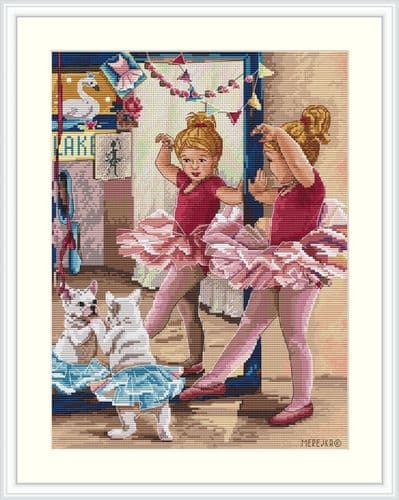 Merejka The Ballerinas cross stitch kit