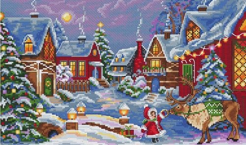 Merejka The Christmas Guest cross stitch kit