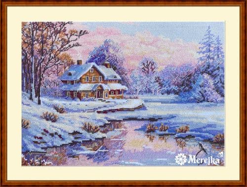 Merejka The First Snow cross stitch kit