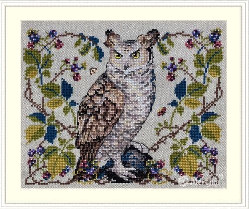 Merejka The Owl cross stitch kit