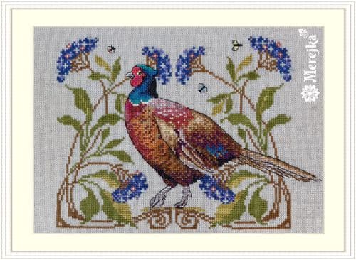 Merejka The Pheasant cross stitch kit