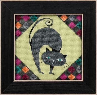 Mill Hill Ashes - Alley Cats Debbie Mumm beaded cross stitch kit
