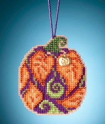 Mill Hill Autumn Pumpkin beaded cross stitch kit