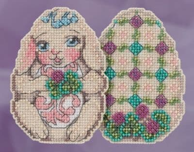 Mill Hill Bunny Egg Jim Shore beaded cross stitch kit
