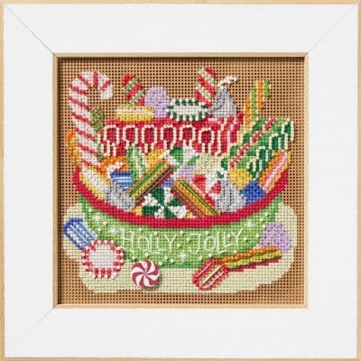 Mill Hill Christmas Candy beaded cross stitch kit