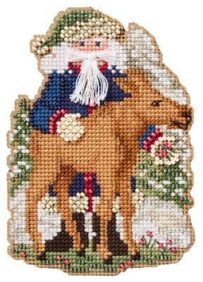 Mill Hill Denali Santa beaded cross stitch kit