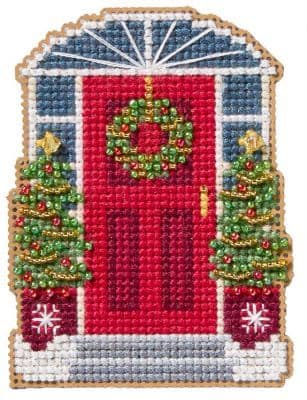 Mill Hill Door Decor cross stitch kit
