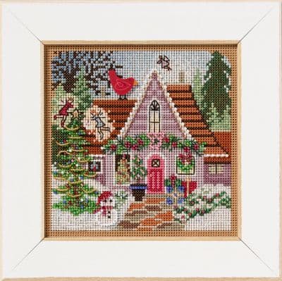Mill Hill Festive Fairy Cottage beaded cross stitch kit