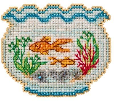 Mill Hill Fish Bowl beaded cross stitch kit