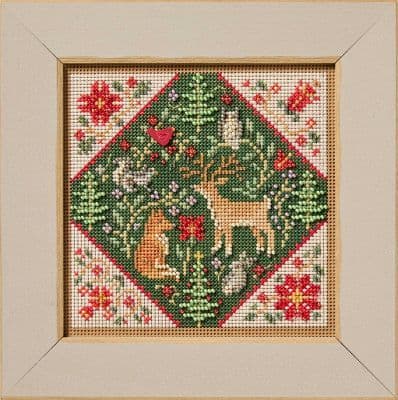 Mill Hill Forest Folk Art beaded cross stitch kit