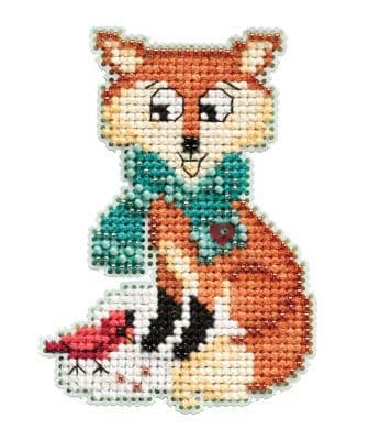 Beaded Cross Patterns Free Mill Hill Foxy Beaded Cross Stitch Kit
