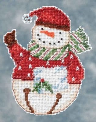 Mill Hill Frank Snowbell Debbie Mumm beaded cross stitch kit