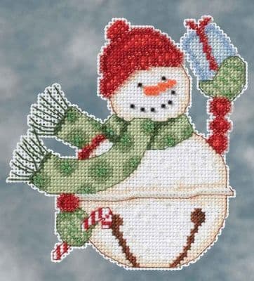 Mill Hill Freezy Snowbell Debbie Mumm beaded cross stitch kit