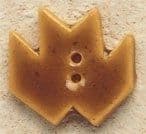 Mill Hill Gold Maple Leaf button 43049