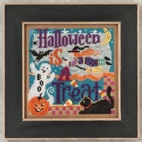 Mill Hill Halloween is a Treat beaded cross stitch kit