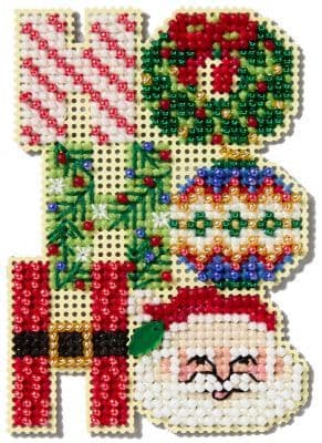 Mill Hill Ho Ho Ho beaded cross stitch kit