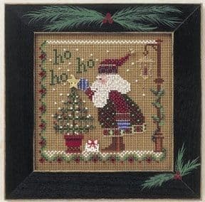 Mill Hill Ho Ho Ho Santa beaded cross stitch kit