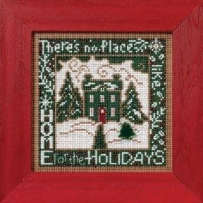 Mill Hill Home for the Holidays beaded cross stitch kit