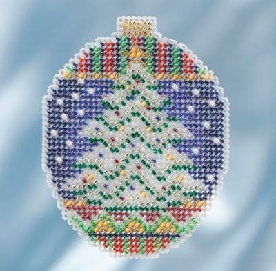 Mill Hill Icy Evergreen beaded cross stitch kit