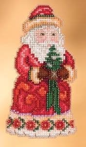 Mill Hill Jim Shore Christmas Cheer Santa beaded cross stitch kit