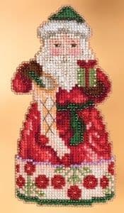 Mill Hill Jim Shore Christmas Spirit Santa beaded cross stitch kit