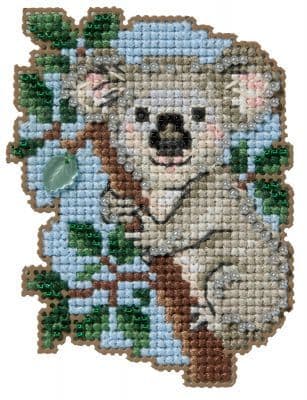 Mill Hill Koala beaded cross stitch kit