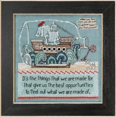 Mill Hill Made Of Curly Girl beaded cross stitch kit