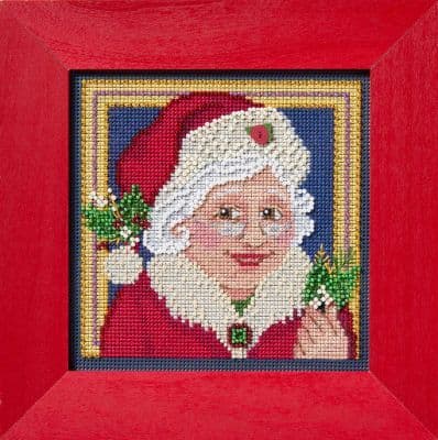 Mill Hill Mrs Claus beaded cross stitch kit