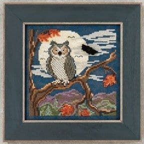 Mill Hill Night Owl beaded cross stitch kit