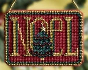 Mill Hill Noel beaded cross stitch kit
