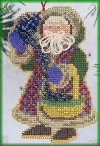 Mill Hill Northern Lights Santa beaded cross stitch kit