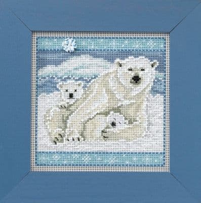 Mill Hill Polar Bears beaded cross stitch kit