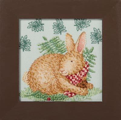 Mill Hill Reggie Rabbit Debbie Mumm beaded cross stitch kit