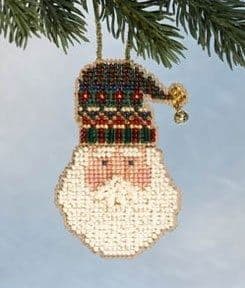 Mill Hill Santa's Hat beaded cross stitch kit