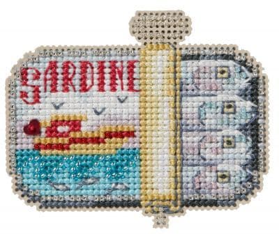Mill Hill Sardines beaded cross stitch kit