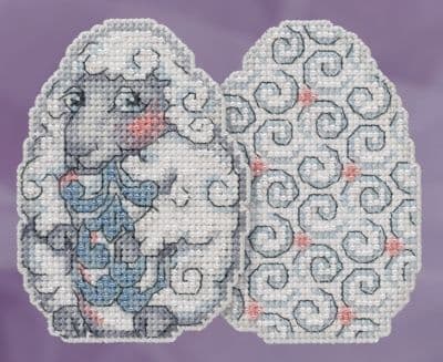 Mill Hill Sheep Egg Jim Shore beaded cross stitch kit