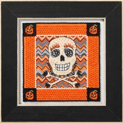 Mill Hill Skull Debbie Mumm beaded cross stitch kit
