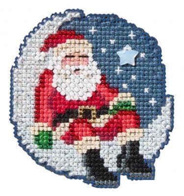 Mill Hill Sleepy Santa cross stitch kit