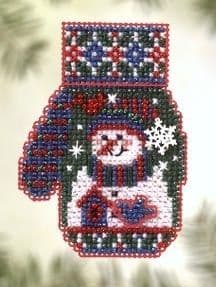 Mill Hill Snowman's Garden beaded cross stitch kit