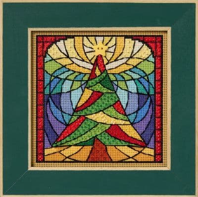 Mill Hill Stained Glass Tree beaded cross stitch kit