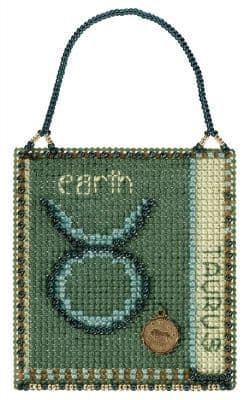 Mill Hill Taurus Zodiac beaded cross stitch kit
