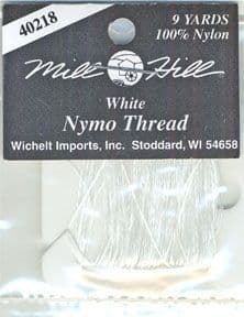 Mill Hill White Nymo Beading Thread 9 yards