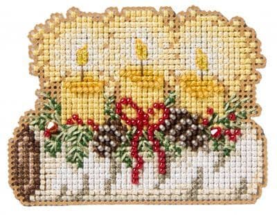 Mill Hill Yule Log cross stitch kit