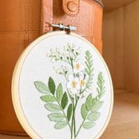 Milpoint Achillea Ptarmica Freestyle embroidery kit