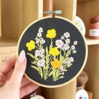 Milpoint Bellflower and Calendula Freestyle embroidery kit