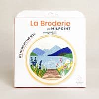 Milpoint Blooming Blue Lake Freestyle embroidery kit