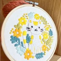 Milpoint Boho Cat Freestyle embroidery kit