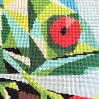 Milpoint Chameleon on a Branch Tapestry kit