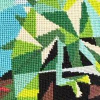 Milpoint Chameleon on a Branch Tapestry kit